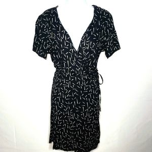 Black Wrap Dress Size38/8 Jacqueline de Young